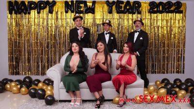 New Year's Eve Orgy - Jessica Sodi - Malena Doll - Diann Ornelas - Diann Ornelas Jessica Sodi Malena - Sexmex - hotmovs.com - Mexico